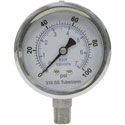 Liquid Filled Pressure Gauges, Bottom Mount (60 - 10,000 PSI)