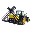 Folding Break-Away Booms for 3-Point Sprayers: