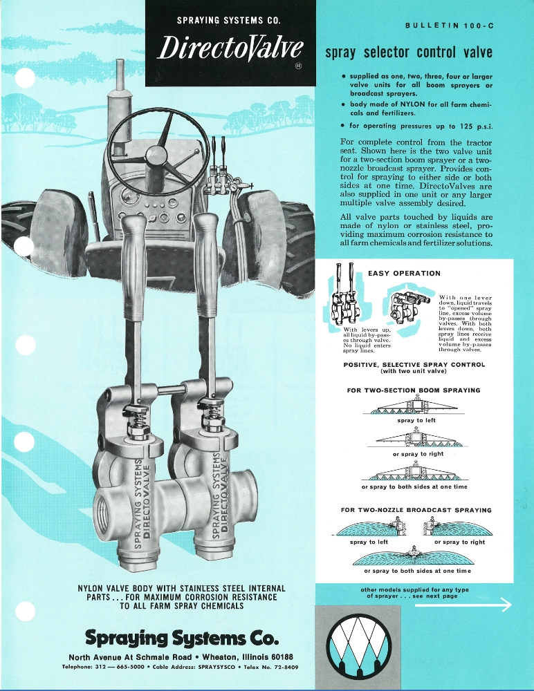 Vintage TeeJet DirectoValve Catalog